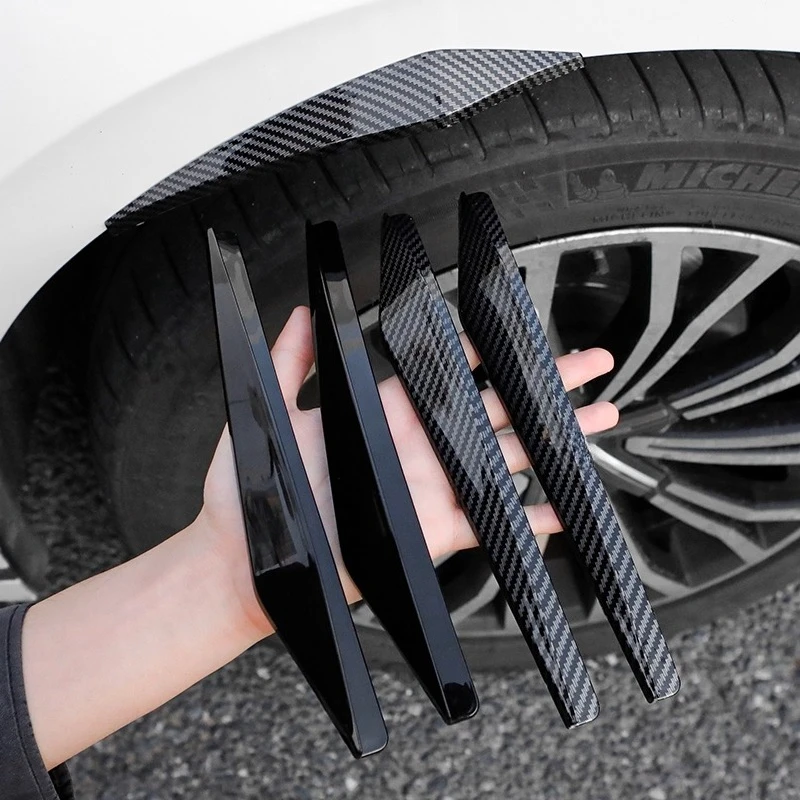 Car Modification Wheel Eyebrow Anti-collision Strip Universal Widening Scratch-proof Sticker Fender Wide Carbon Fiber Texture