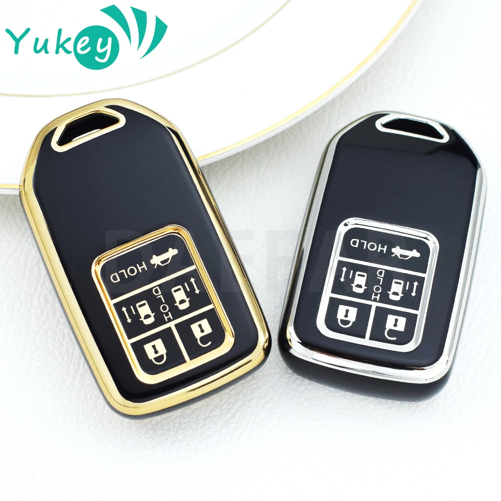 5 Knoppen Tpu Autosleutel Hoes Voor Honda Accord 9 Crider Stad 2015 2016 Hrv Crv Vezel Spirior Odyssey Civic Fit Jade Beschermer