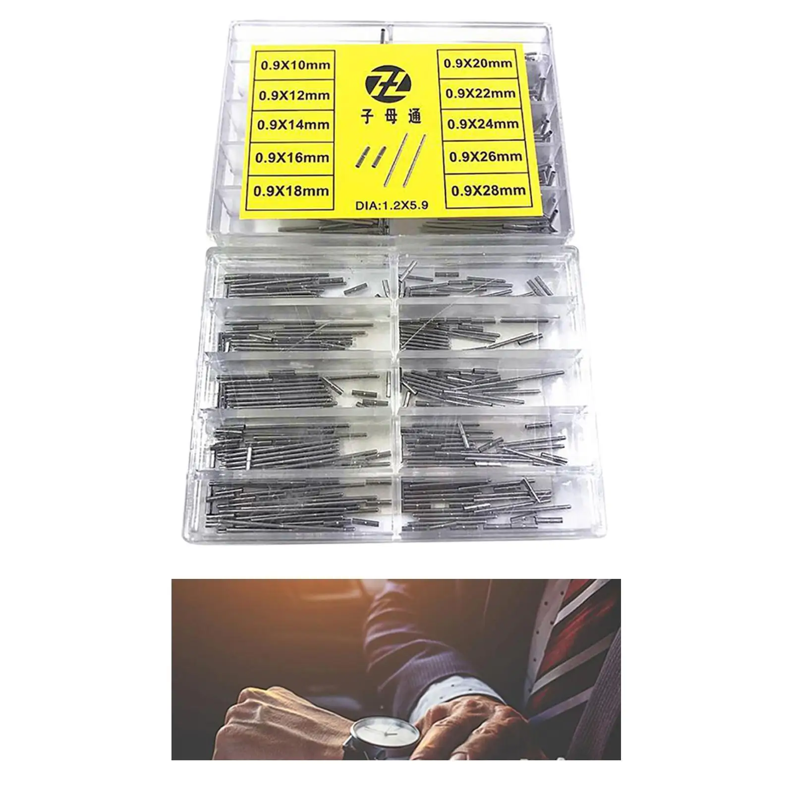 0.9 مللي متر 10 مللي متر ~ 28 مللي متر متنوعة الحجم حزام الساعات أنبوب القضبان مجموعة الفرقة ساعة الملحقات #6