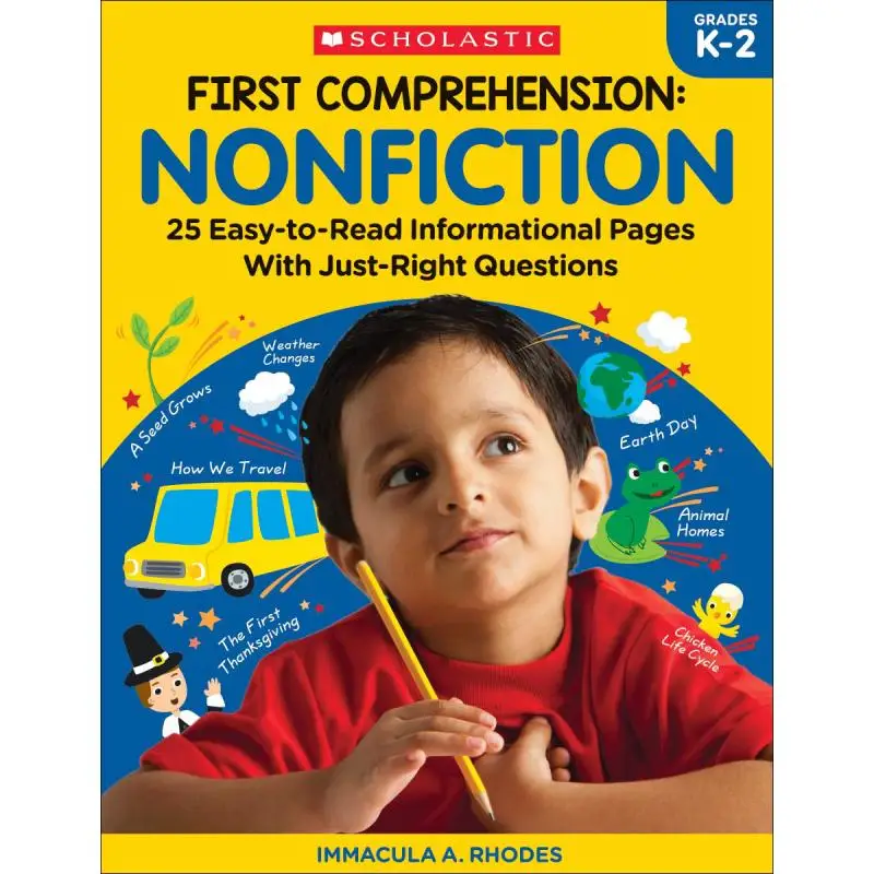

First Comprehension Nonfiction Scholastic SCHOLASTIC US 9781338314328 Book