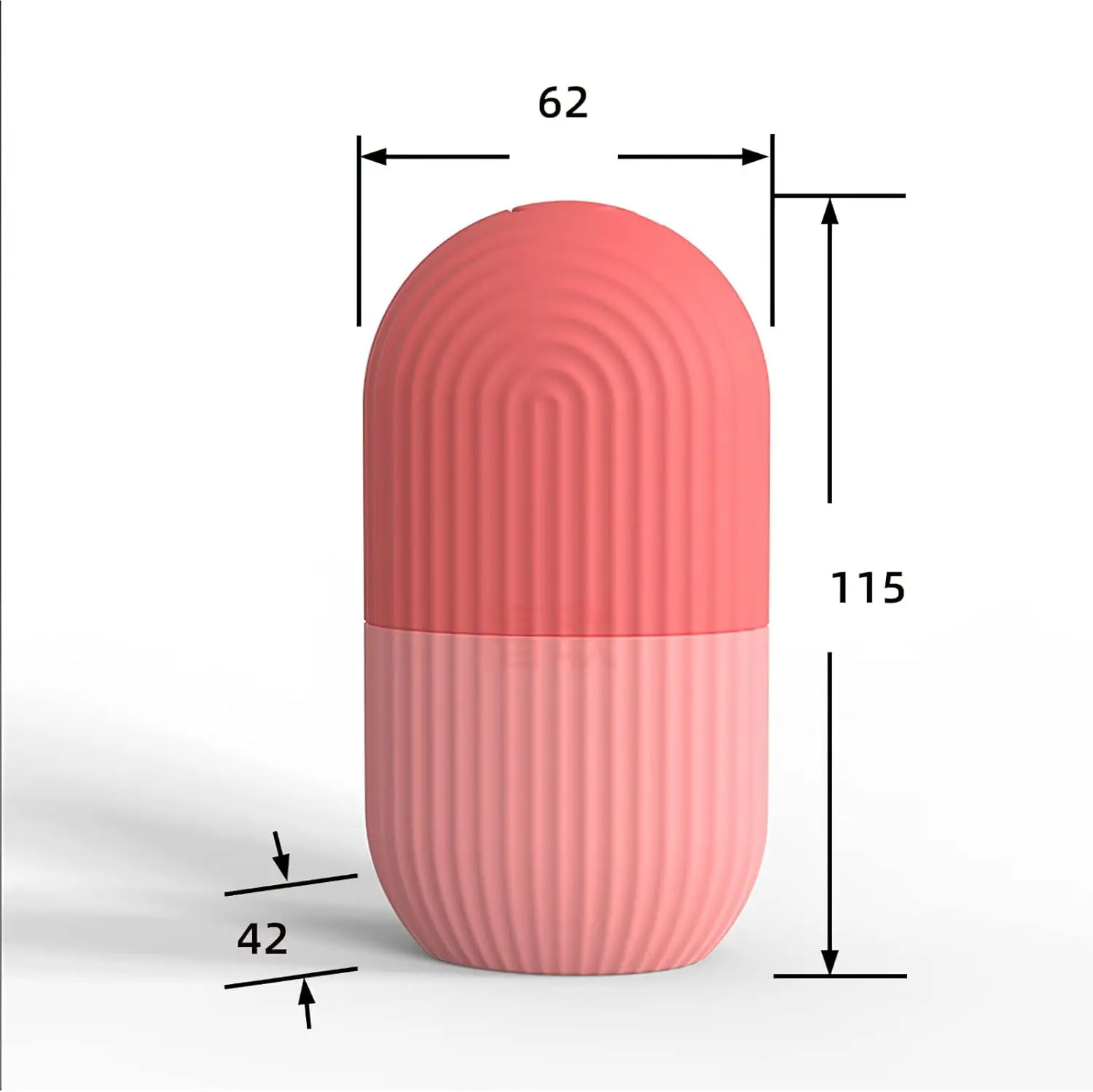 Siliconen Ijs Gezicht Roller Contour En Krimpen Poriën, Verwijderen Donkere Kringen, Massage Huid Schoonheid Gezichtsroller Voor Ogen, Nek, Zorg Tool