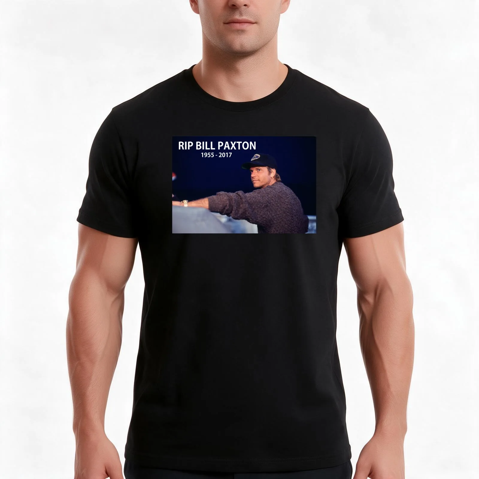 Bill Paxton 1955-2017 T-Shirt Summer Casual Cotton Tee Oversized Streetwear Tops Vintage Graphic Print Unisex Men Women