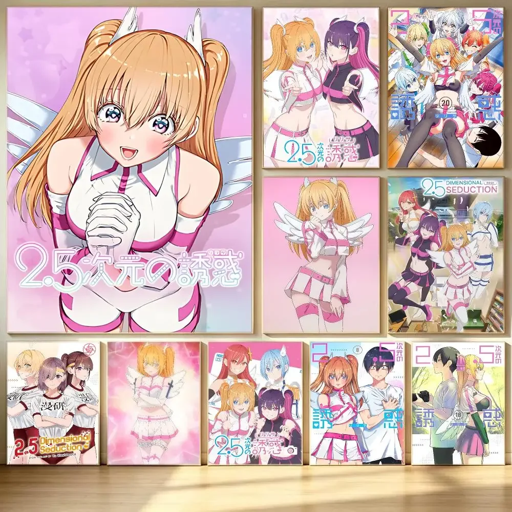 anime 2.5 Dimensional Seduction Poster HD  Printing Soothing and Cream Style Home Decor for the Living Room cafes Gift Giving