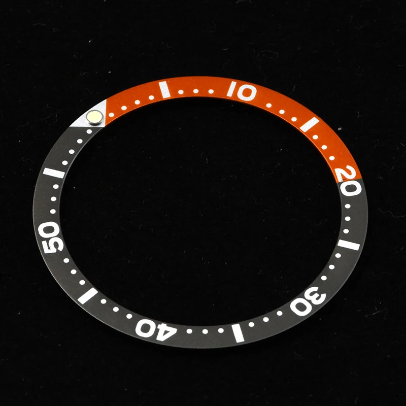 

31,5-38 мм HEIMDALLR безель вставка из закаленного алюминия для NH35 NH36 часы для дайвинга автоматические часы C3 супер светящиеся