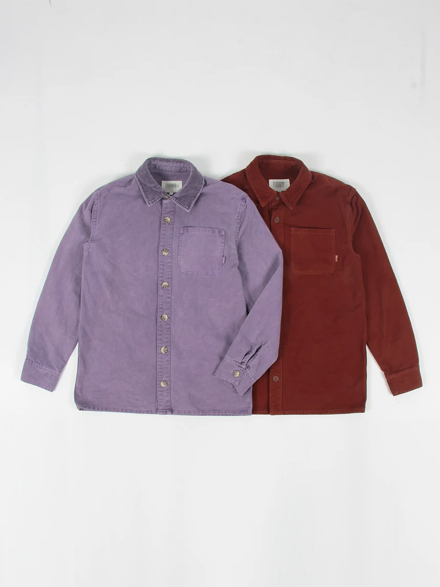 

Весенне-осенняя мужская модная повседневная верхняя одежда из чистого хлопка с воротником из тонкой парусины для работы и молодежи, длинная све-стойка