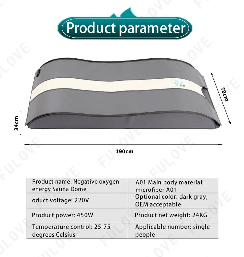 Portable  Sauna Dome Foldable Negative Ions Sauna Dome Collapsible Sauna Dome