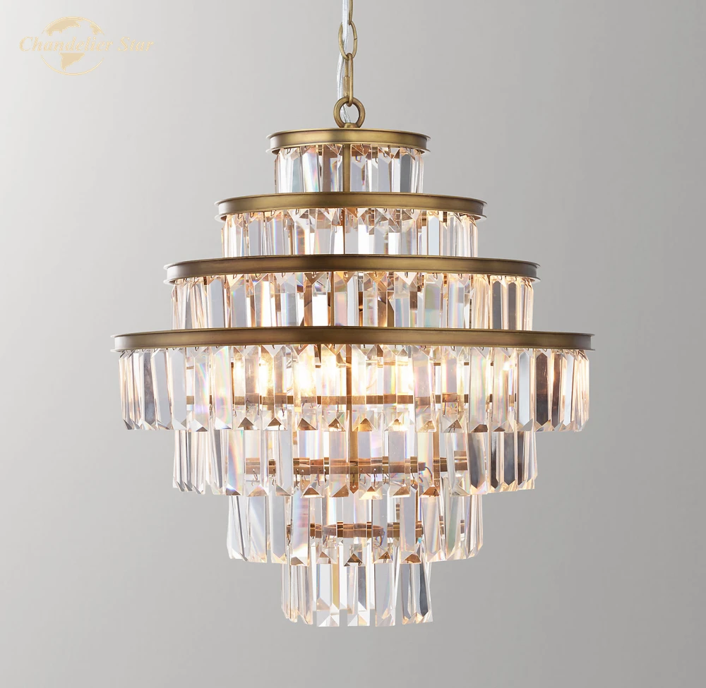 

Modern Round Chandeliers Alaine Crystal Pendant Lights Fixture Decoration Bedroom Living Room Hanging Lamps Lustre