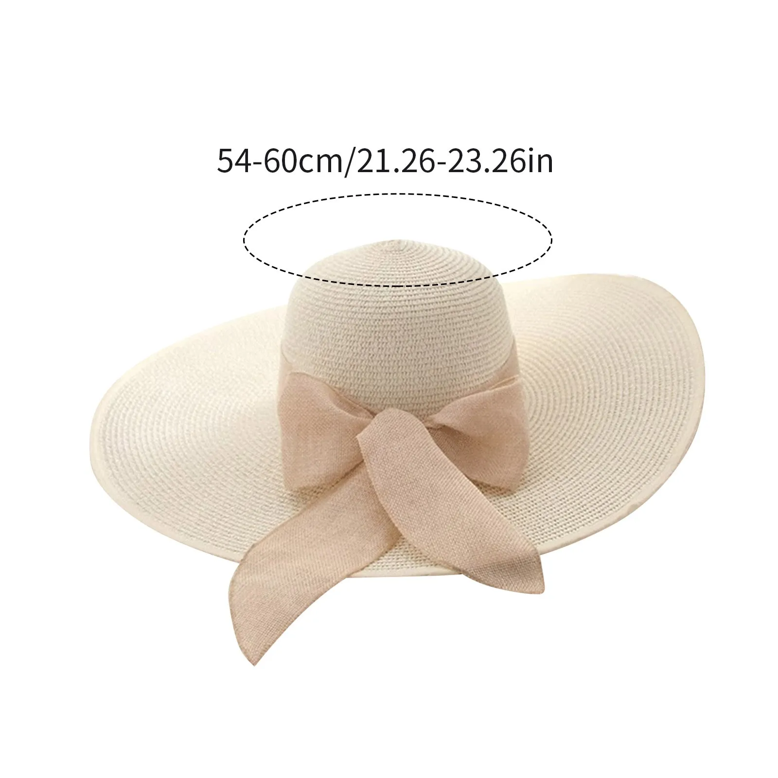 جديد الصيف النساء القش قبعة Bowknot واسعة حافة مرن طوي بنما القبعات الكبار في الهواء الطلق الشمس حماية شريط مسطح قبعة الشاطئ