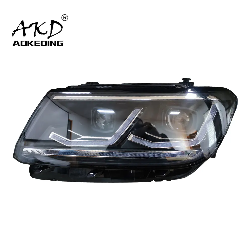 

AKD Car Styling Head Lamp for Tiguan Headlights 2017-2020 Upgrade for Tiguan X Led Headlight Bi LED Projector Lens Drl Auto