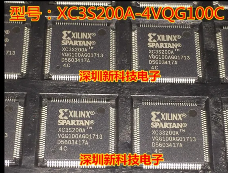 XC3S200A XC3S200A-4VQ100C XC3S200A-4VQG100C TQFP100