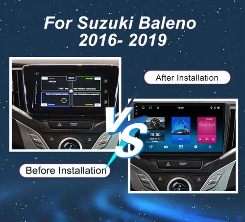 Imagen 2 del producto Android Auto Carplay para Suzuki Baleno 2016 2017 2018 2019 reproductor de vídeo de Radio Multimedia para coche 4G QLED pantalla táctil navegación GPS