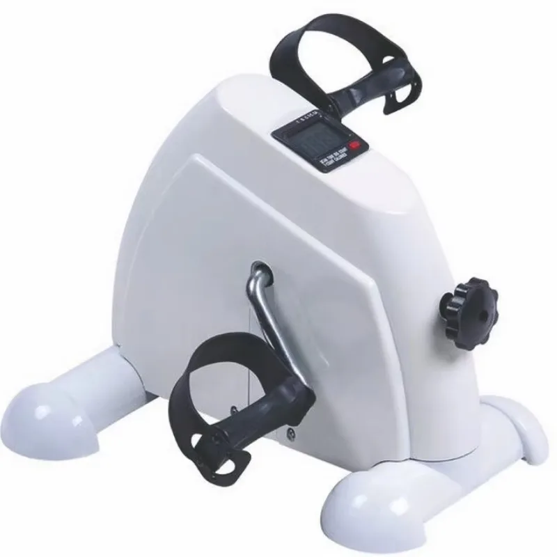 Pedal Exerciser Cycle Mini Bike Leg Arm Trainer Under Desk Electronic Display Fitness Gym Home