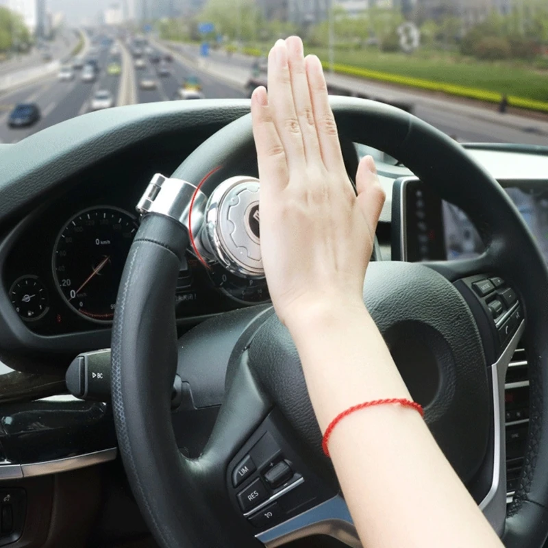 Car Steering Wheel Booster Ball Turning Spinner Knob Bearing Power Handle Rotating Universal Auto Accessories Labor Saving Kit