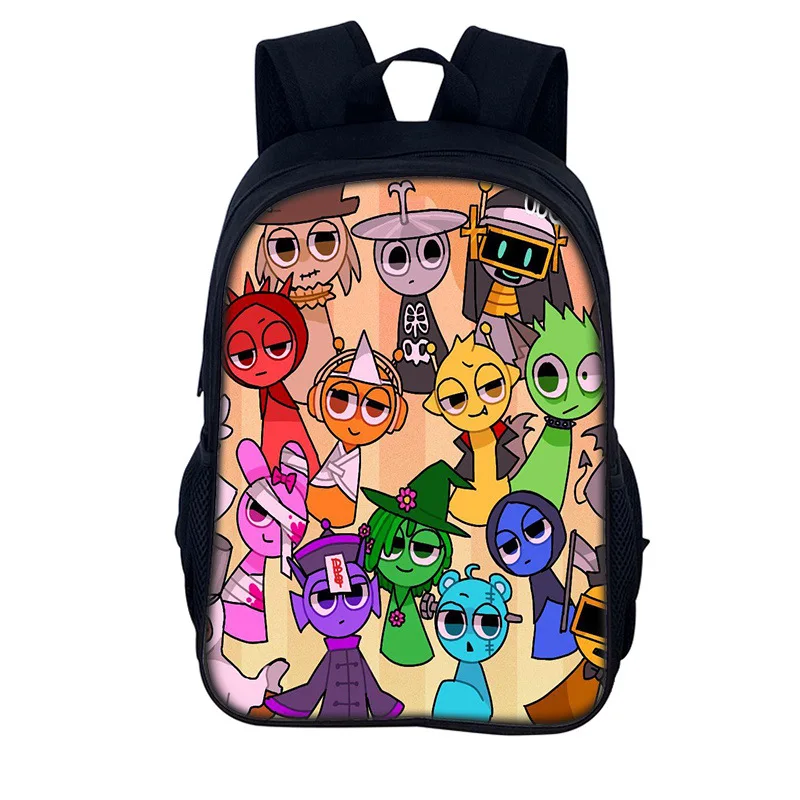 New Sprunki School Backpack Bag Incredibox Sprunki School Bag Backpack Mochila Sprunki Student Back Pack Bag Christmas Gift