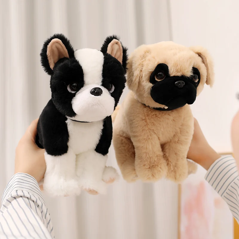 23cm Cartoon Cute Pet Puppy Plush Toy Simulation Dog Plush Toy Siberian Husky Stuffed Dolls Children's Birthday Gift