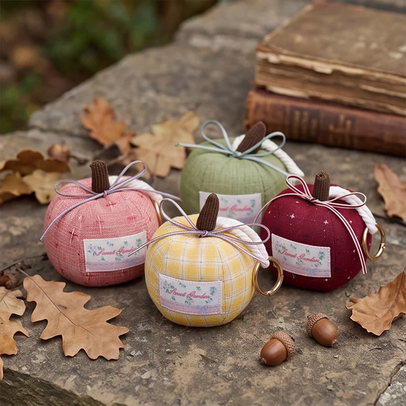 8cm Creative INS Mini Red Apple Plush Doll Cute Colorful Christmas Apple Fruit Plush Toy Bag Decoration Gift For Children