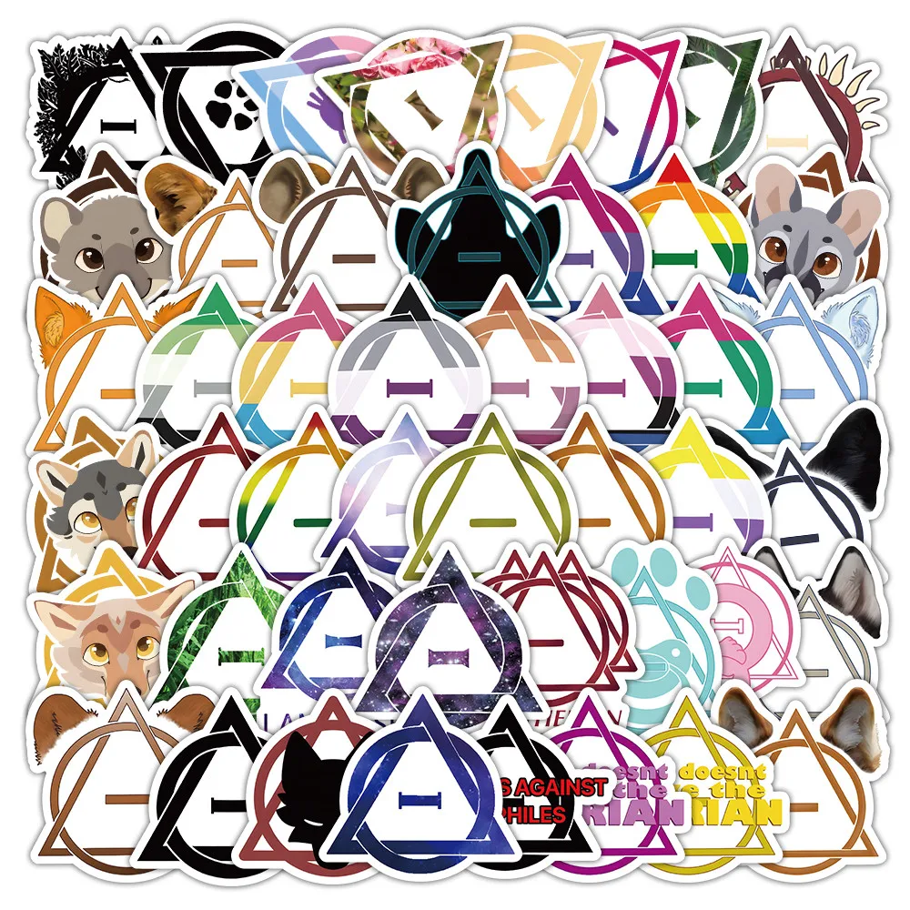 

53PCS Therian Stickers - Waterproof DIY Decor for Journal, Notebook & Craft ProjectsRecordingYourLife Store