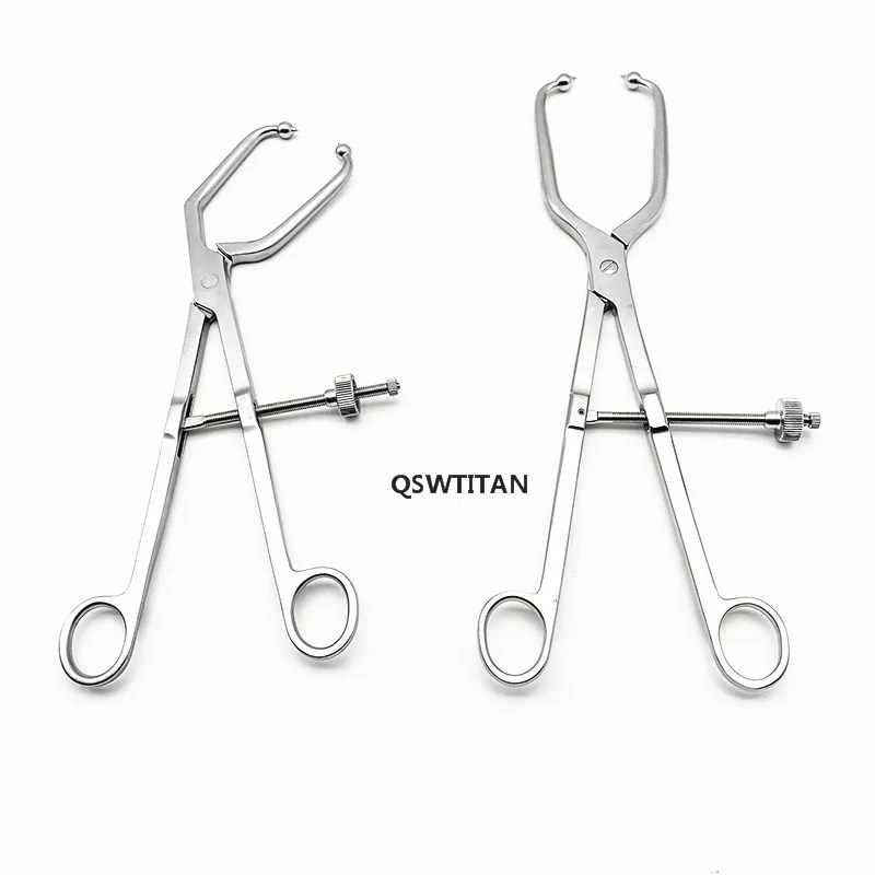 Orthopedic Acetabular Reduction Forceps Pelvic Lateral Curved Bone Reduction Forcep with Point Reconstructive Plate