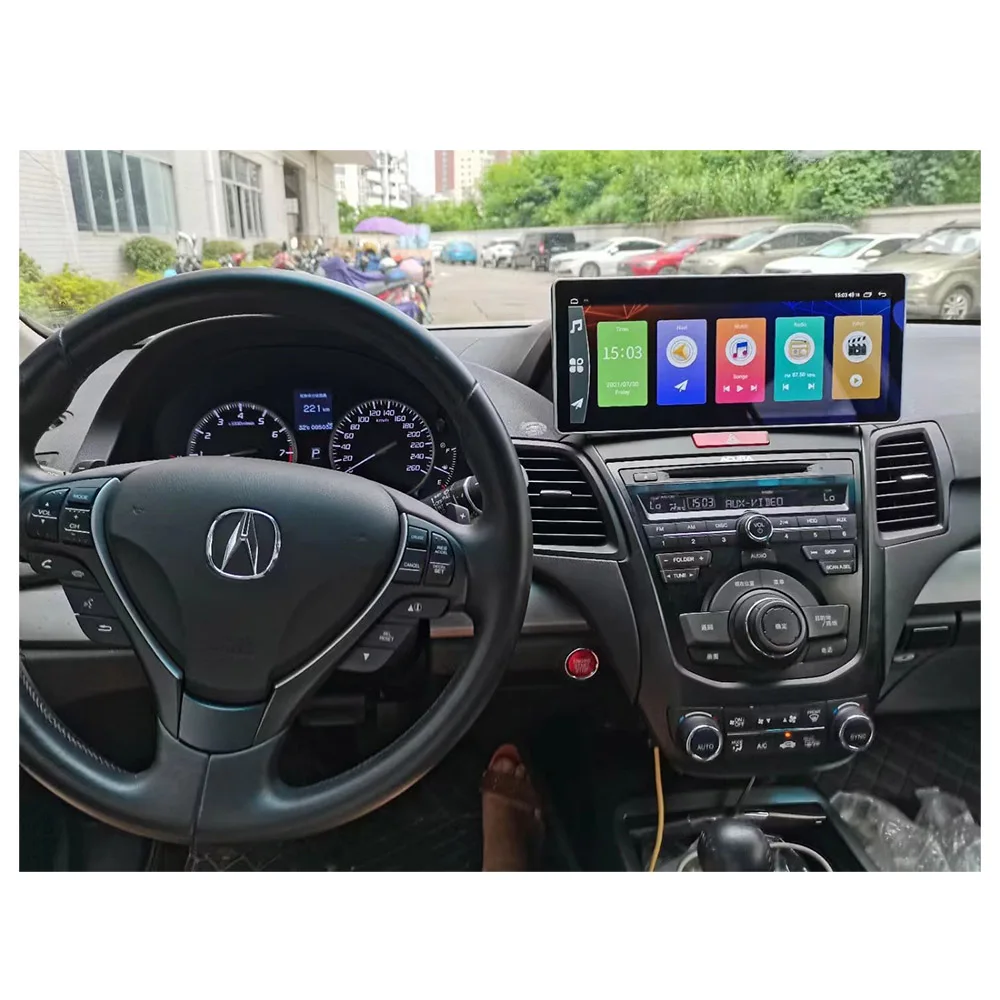 

12.3'' 13 Car Radio For Acura TL MDX 2008-2013 Car GPS Navigation With Carplay Auto 4g 360