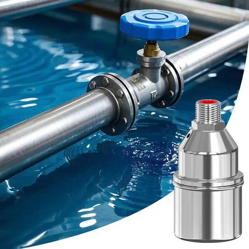 

Water Tank Float Valve Automatic Water Shut Off Valve Stainless Steel Waterline Controller For Cistern Aquarium Livestock Trough