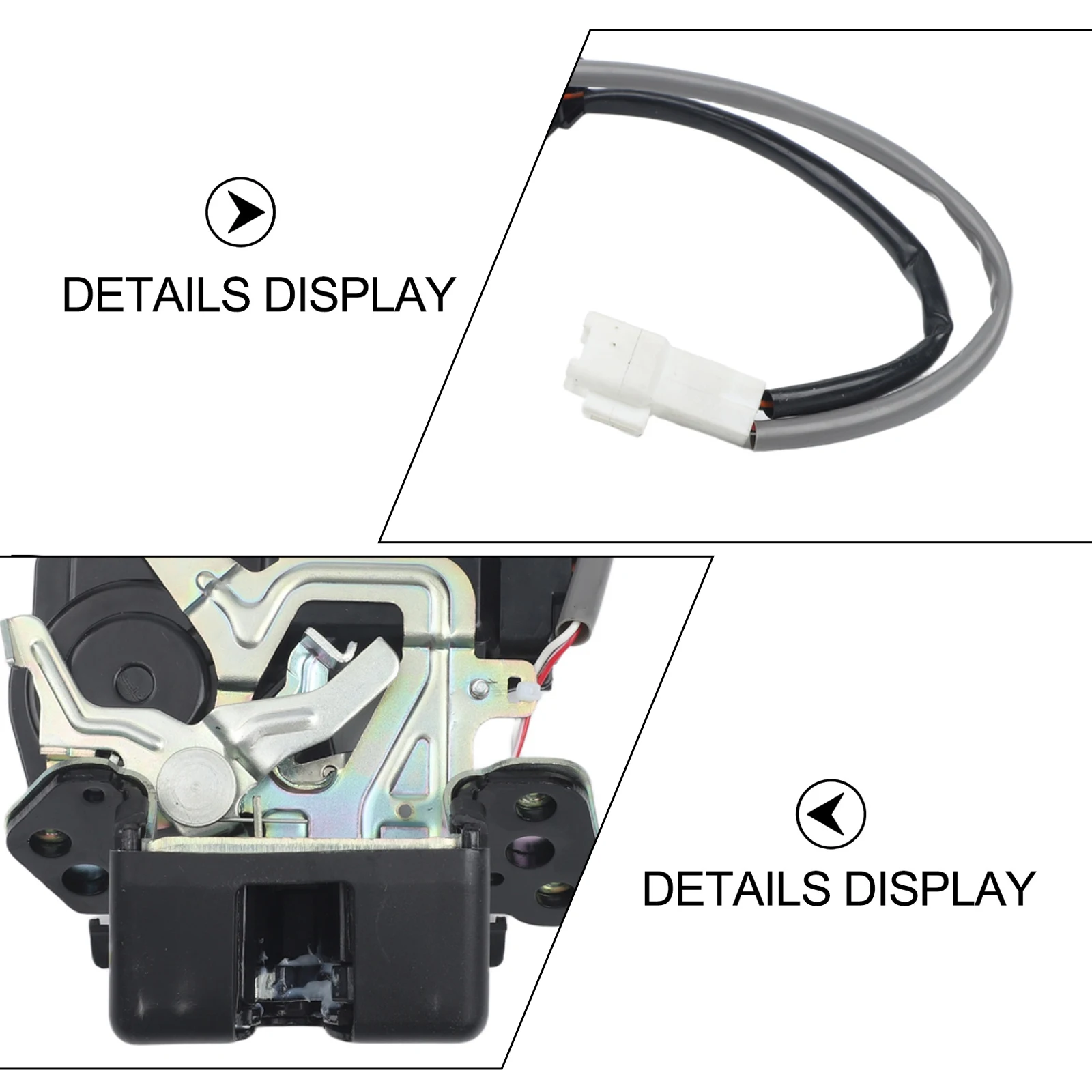 Tailgate Latch Liftgate Actuator Steel Alloy Metal Alloy Direct Replacement Installation Colour As Shown In The Picture
