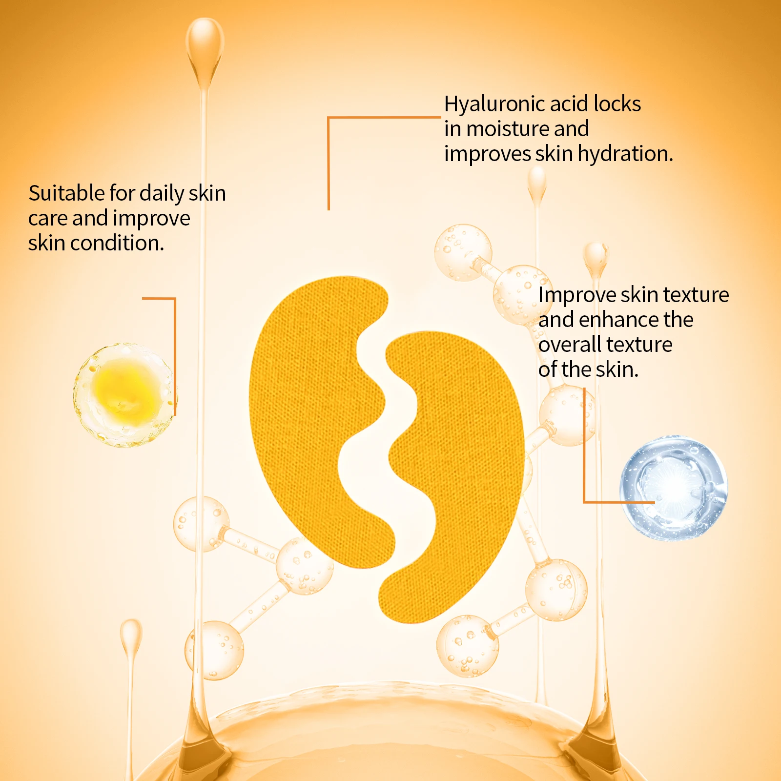 Jasuing ثبات وتجاعيد تفتيح ملصق ترطيب المضادة للتجاعيد الشيخوخة ثبات العناية بالبشرة منعش السيطرة على النفط الجمال