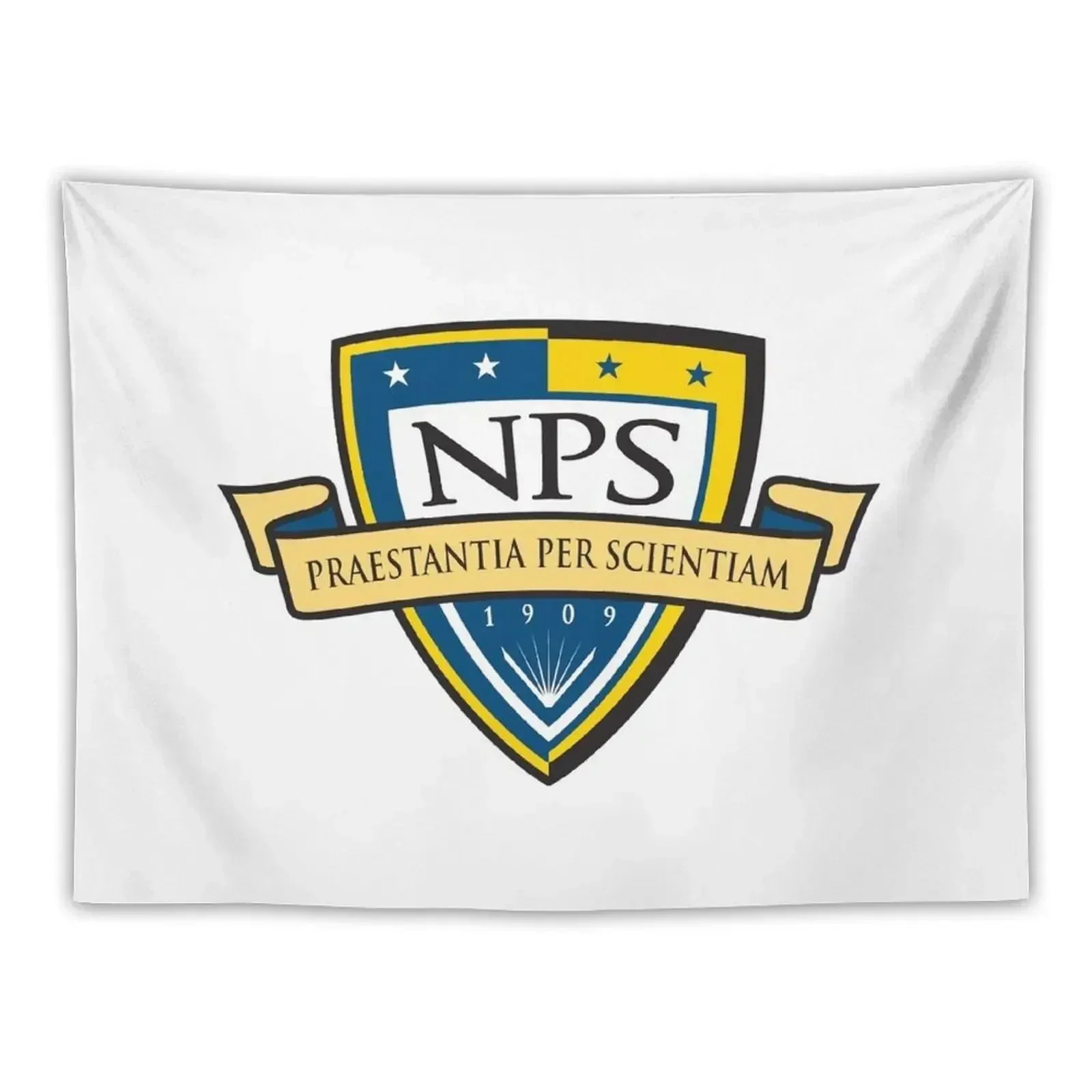 Naval Postgraduate School Logo Tapestry Aesthetic Room Decorations Room Aesthetic Tapestry