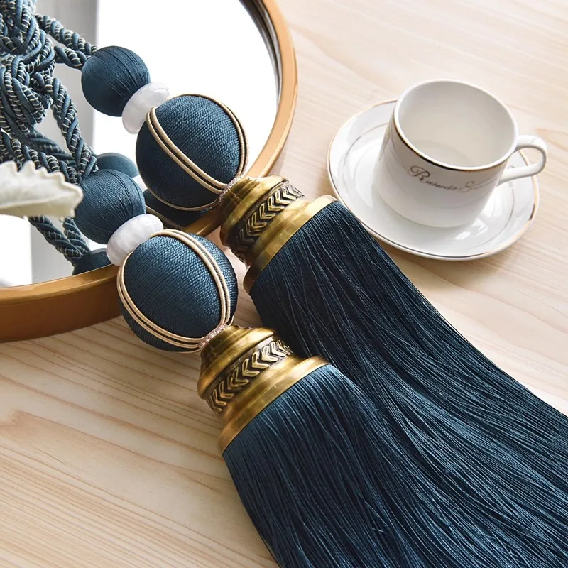 

New curtain zip ties with simple tassel decoration, zip ties, folding ropes, creative zip ties, one pair set