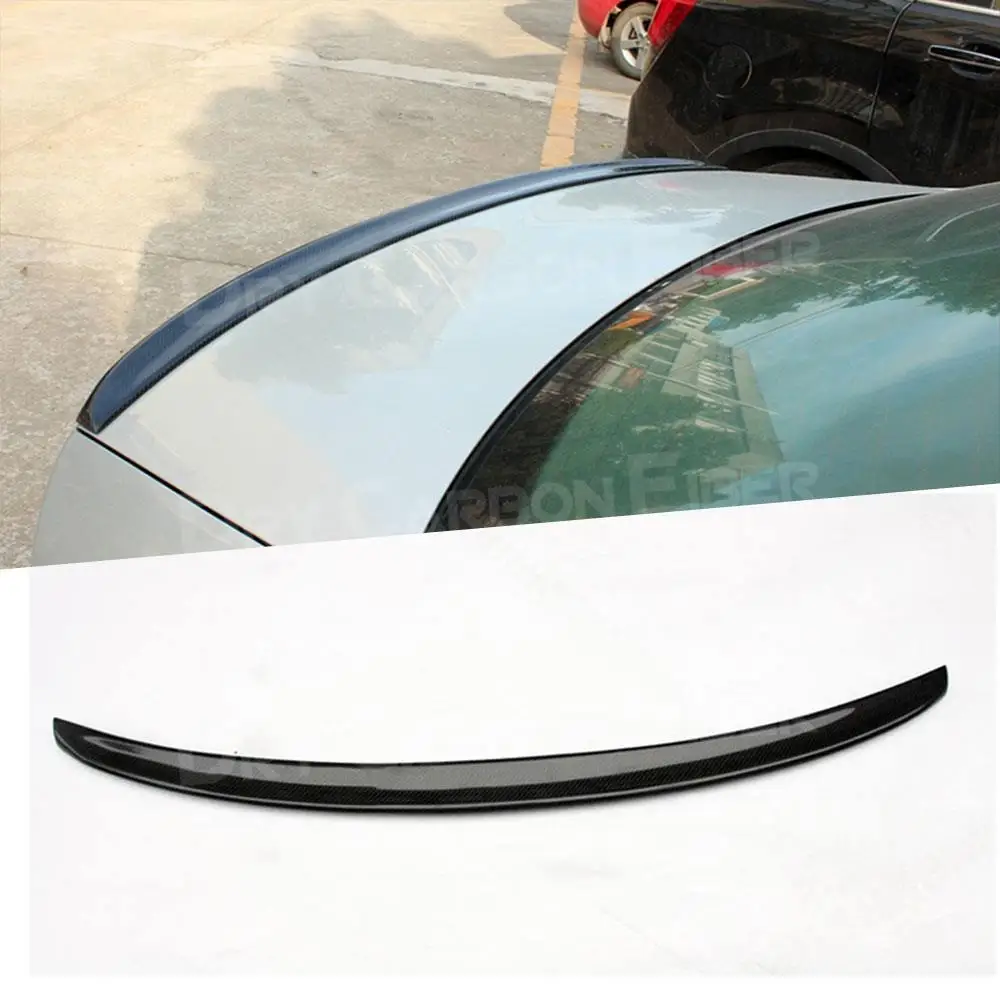 

Carbon Fiber / FRP Rear Boot Spoiler S4 Style Trunk Trim Wings for Audi A4 B8.5 Sedan 2013-2016 Car Styling