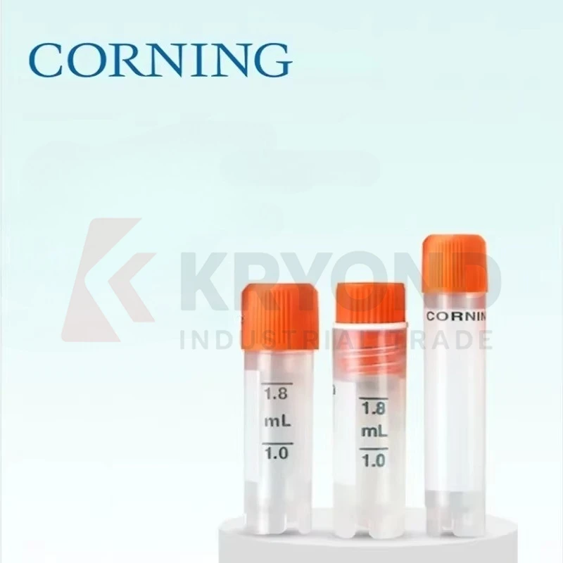 Corning 5.0ml External Thread Freezing Tubes Conical Bottom Self-standing Sterile Pack of 50pcs Original Product