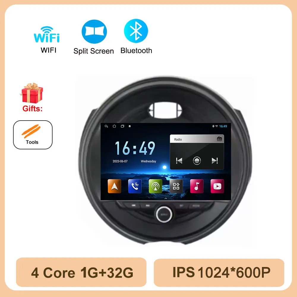 Android 16 Autoradio Stereo Voor BMW MINI Cooper F54 F55 F56 F60 2015-2019 Carplay Auto Radio Multimedia speler 4G WIFI