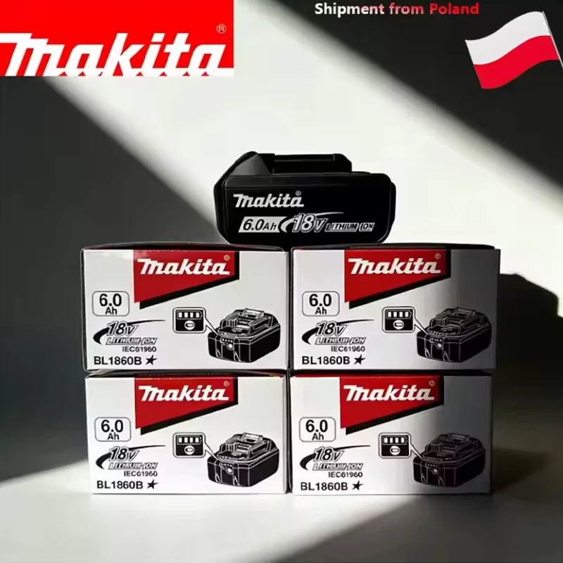 Makita 18V Akku Original 18V 6Ah Makita Akku Bl1840 Bl1830B Bl1850B Bl1850 Bl1860 Bl1815 Ersatz-Lithium-Akku