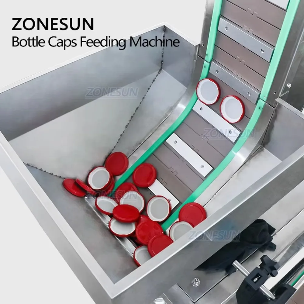 Automatic PET Bottle Cap Feeding Elevator Machine Custom Plastic Cap Sorter Feeder for Packaging Line