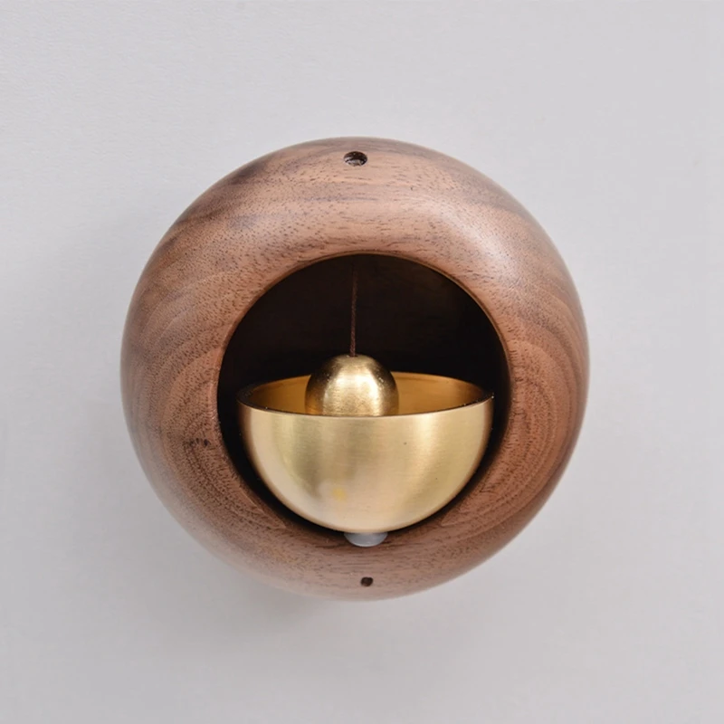 Japanese Style Dopamine Bells Small Round Egg Suction Door Type Entry Doorbell Magnet Hanging Wind Chime