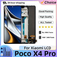 100%Tested For Xiaomi POCO X4Pro 5G LCD Display Touch Screen Digitizer Assembly Replacement For Xiaomi Poco X4 Pro Display Parts