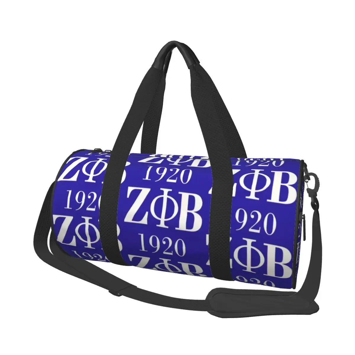 

Zeta Phi Beta Sorority Logo Greek Letter 1920 Large Duffle Gym Bag Multi-Functional Duffle Travel Bags Handbags Fitness bag