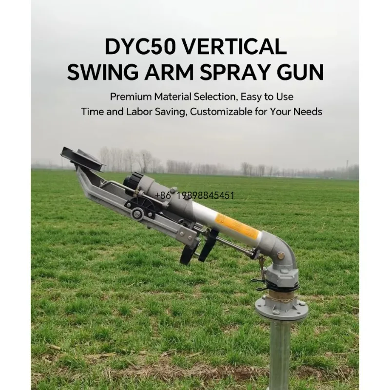 Dayu Selected Horizontal Rocker Spray DY30 Metal High Durability 360-degree Automatic Rotary Agricultural Irrigation 4-Year