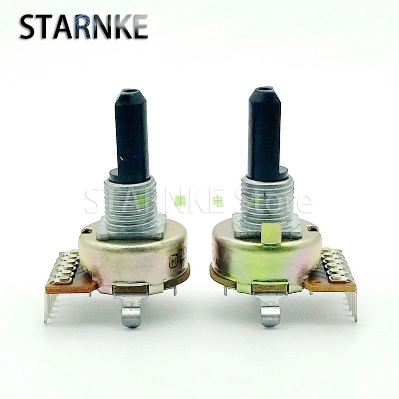 2PCS R161 Type 20KΩC Single Row 6-Pin Speaker Amplifier Volume Volume Potentiometer With Center Positioning