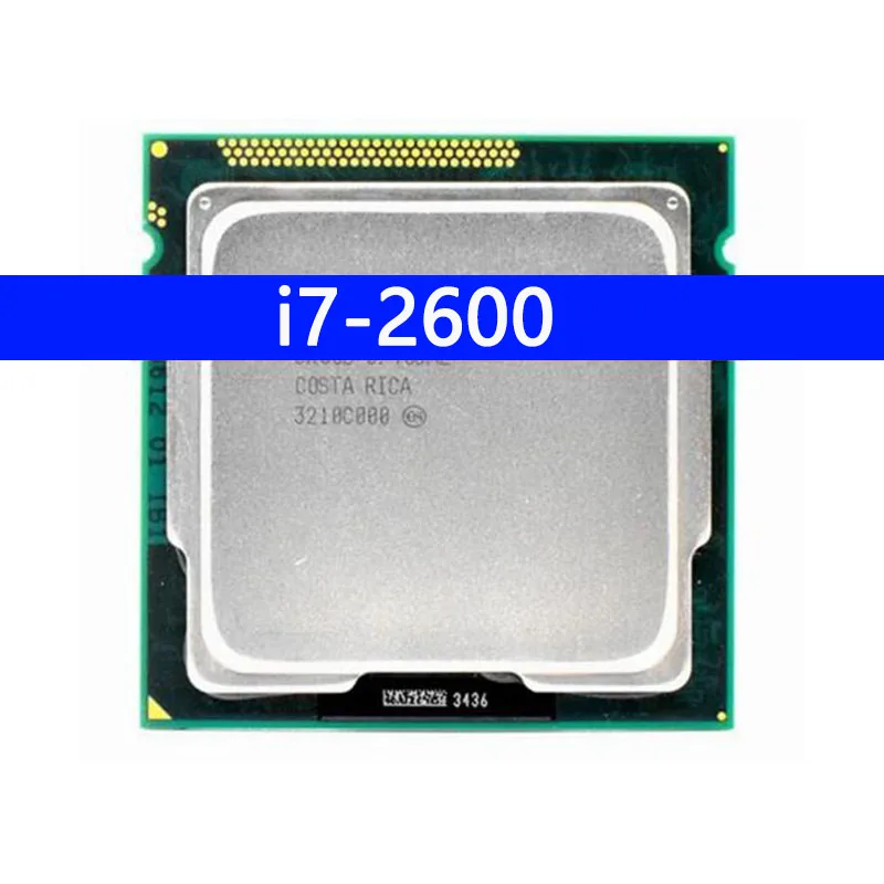 

i7-2600 CPU i7 2600 3.4 GHz Quad-Core CPU Processor 8M 95W LGA 1155