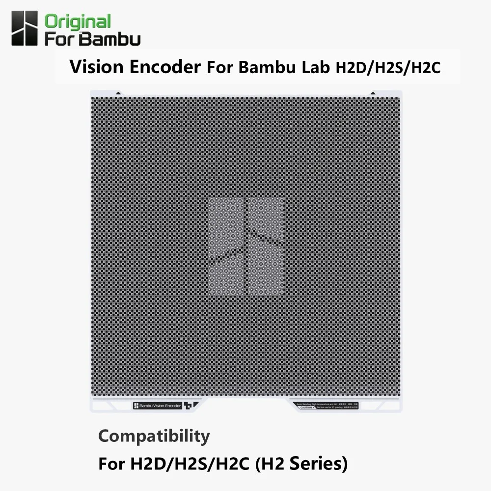 Original Bambu Lab Vision Encoder H2 Series H2C/H2D/H2S/X2D, Below 50μm XY-Axis Calibration Tool for 3D Printer Accuracy Upgrade