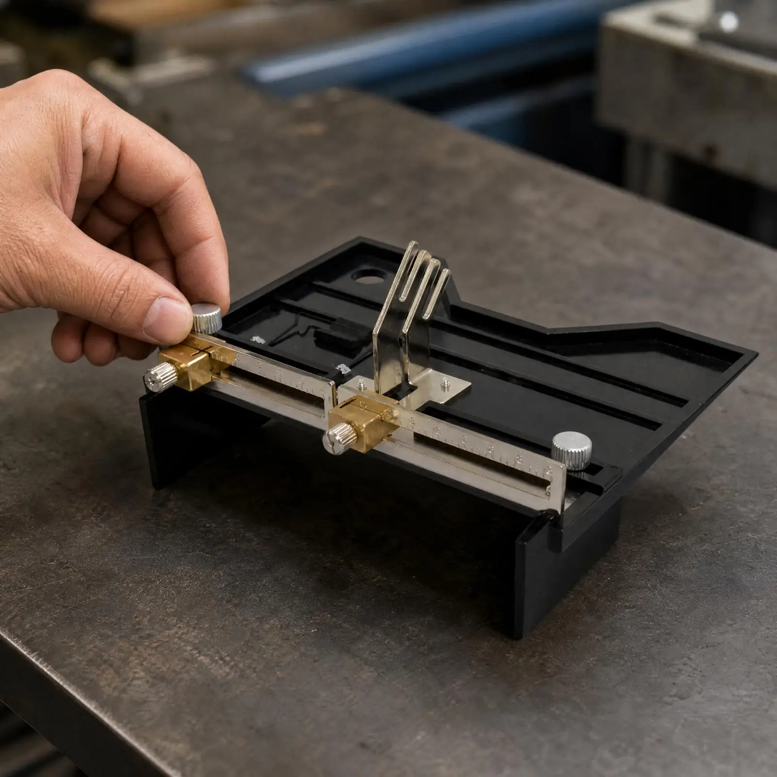 Electric Hot Knife Foam Slotting Board with Side Panels for Stable Repeatable Cutting in Fabrication Work
