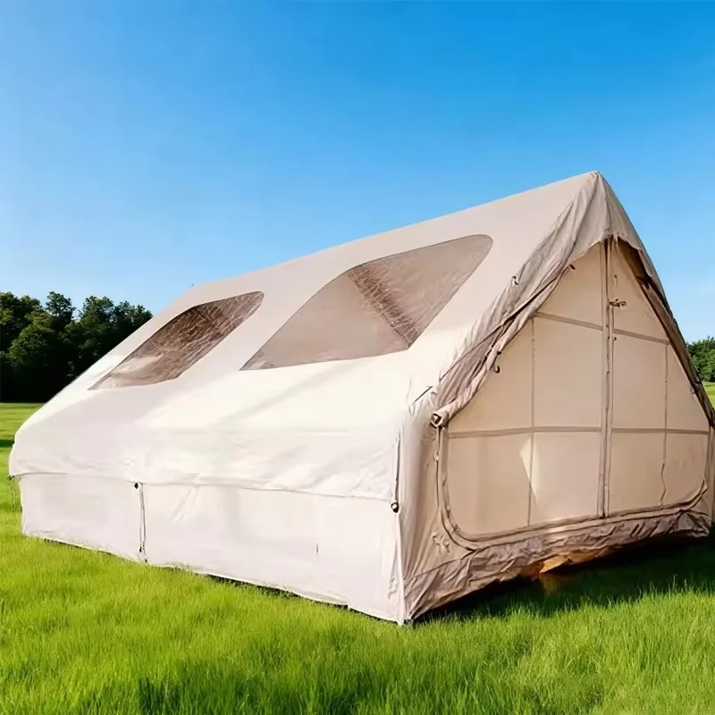 

Роскошная большая надувная палатка для мероприятий из водонепроницаемой ткани Оксфорд ПВХ для семейного кемпинга и использования на открытом воздухе, дом-купол для дома и улицы