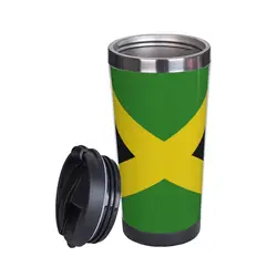 Jamaica Jamaican Flag Flag Raggae Double Insulated Water Cup Cute Vacuum bottle Mug Humor Heat Insulation beer mugs