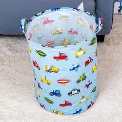 New Large Laundry Basket Toy Storage Box Kindergarten Home Canvas Foldable Waterproof Storage Basket