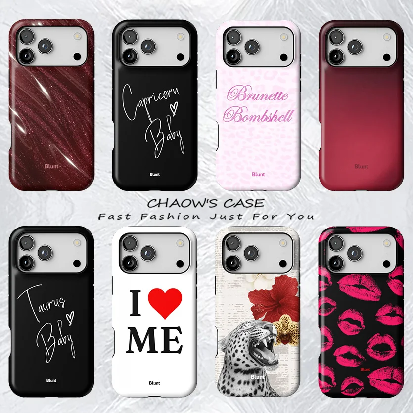 

Luxury Blunt Retor Slogan Phone Case for iPhone 17 17e 16e 16 15 14 13 12 11 X XS XR XSMAX 8 Air Pro Max Plus Double-layer Cover