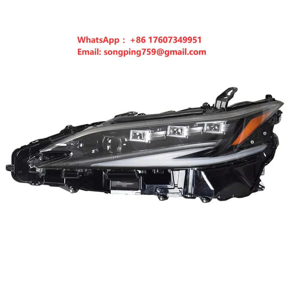 Car Headlights LED Fiber Optic Light for Car Edition for Lexus ES 2018-2022 Original Headlight Multi-function Beam Quality