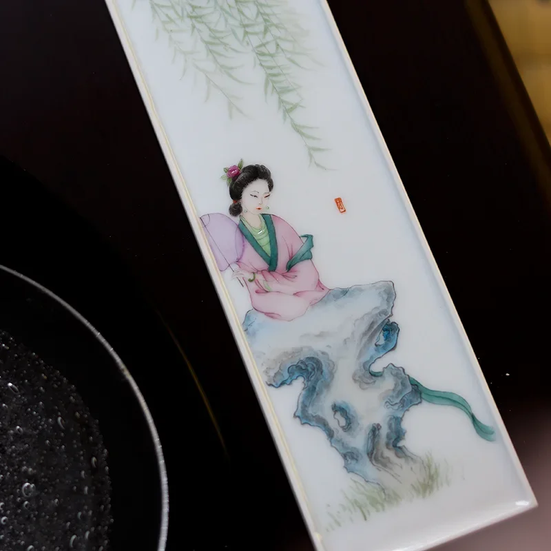 Spring is like old, Jingdezhen hand-painted glaze beauty incense insert