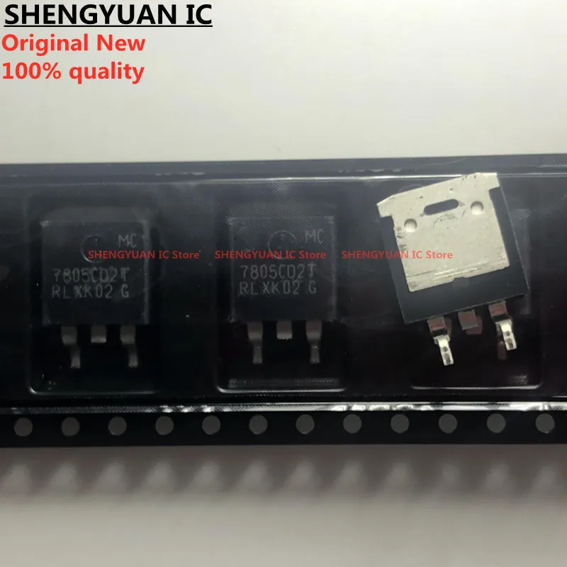 10Pcs MC7805CD2TG M… - image