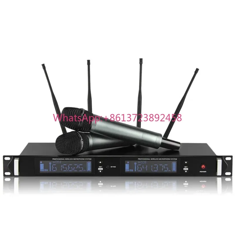 SKM3002D Professional Microfone Profissional Uhf Wireless Handheld Microphone for Karaoke Stage Church Micro Sans Fil Microfones