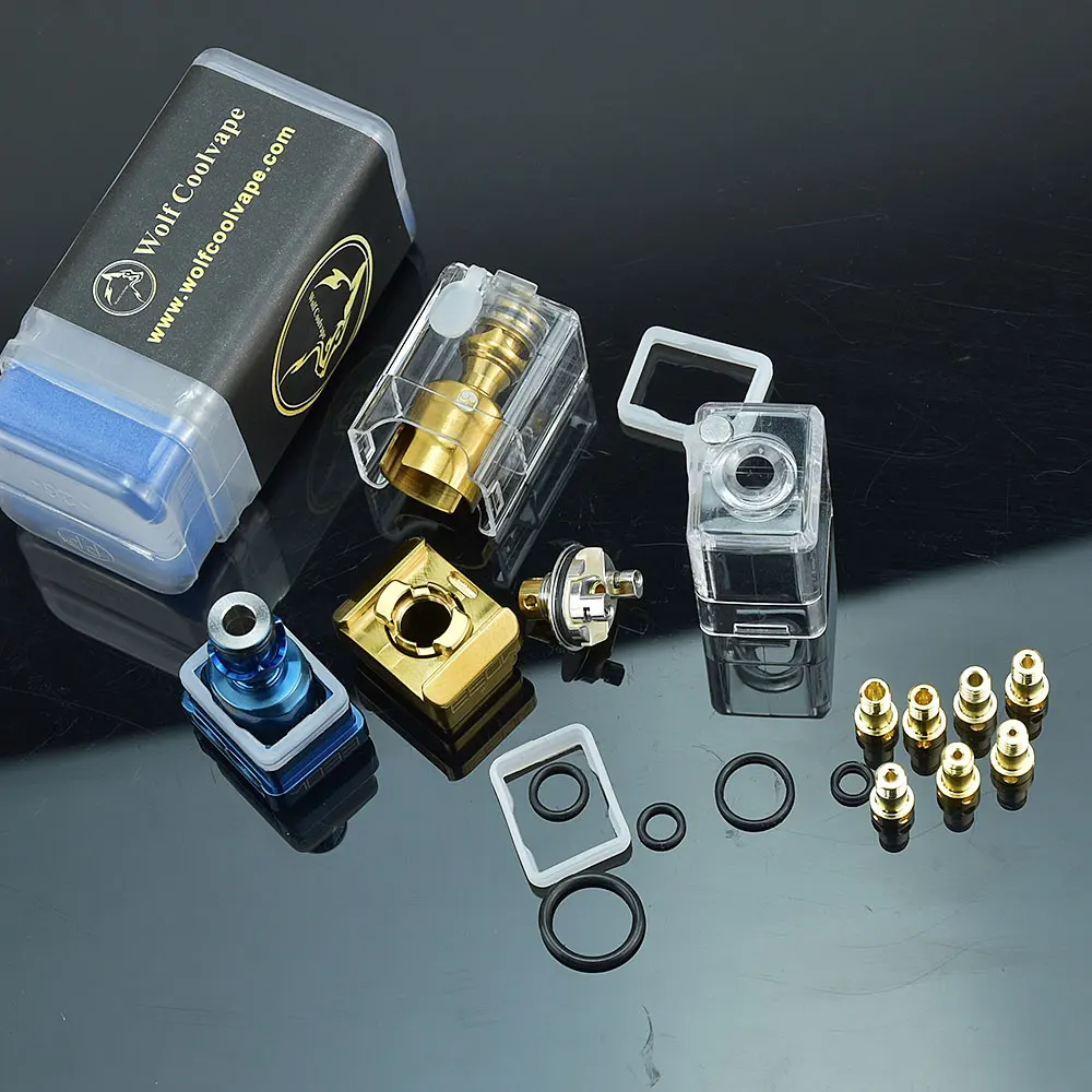 Wolfcoolvape รถถังสไตล์1:1 dotmobb dot Mobb UPT Style rba รุ่นที่กำหนดเองสำหรับ dotmod dotaio V1/V2พ็อด